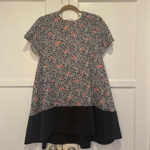Balenciaga Printed Silk Mini Dress